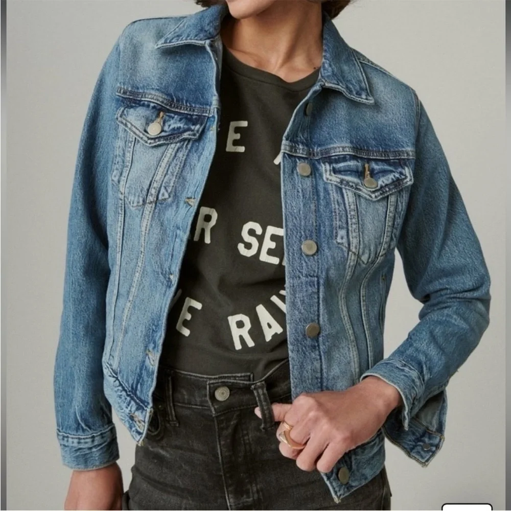 Lucky Brand Denim Jacket Sz S NWT